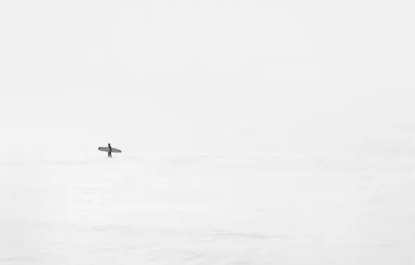 Picture sea, Board, people