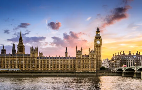 England, London, Big Ben, London, England, Big Ben, Westminster Parliamentary Palace, Parliament Palace of Westminster