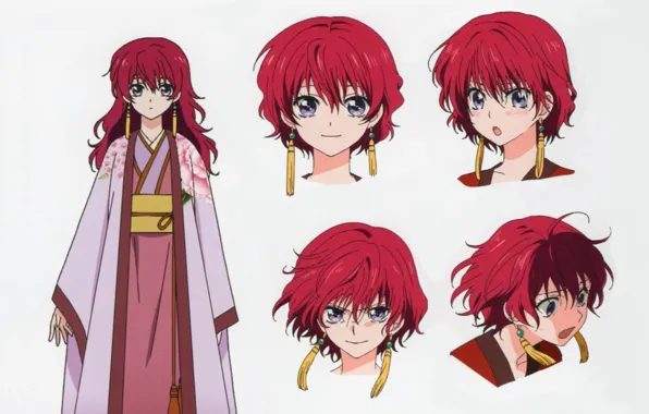 Look, face, smile, emotions, earrings, Bathrobe, Dawn Yona, Yona