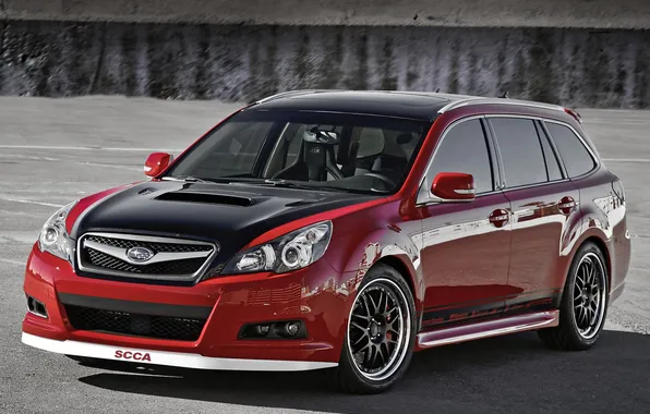 Picture Concept, Subaru, red, Legacy, Wagon, GTk