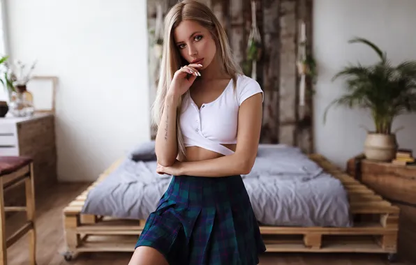 Legs, sponge, Karina, skirt, Kirill Averianov