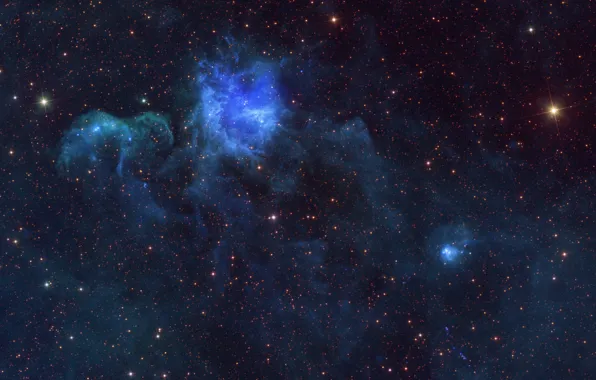 Nebula, Pacman, Cassiopeia, in the constellation, emission