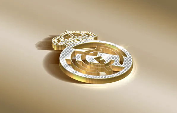 Picture Logo, Golden, Football, Real Madrid, Soccer, Real, Madrid, RMA