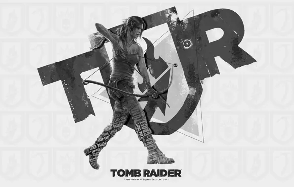 Picture girl, bow, Tomb Raider, Lara Croft, tomb raider