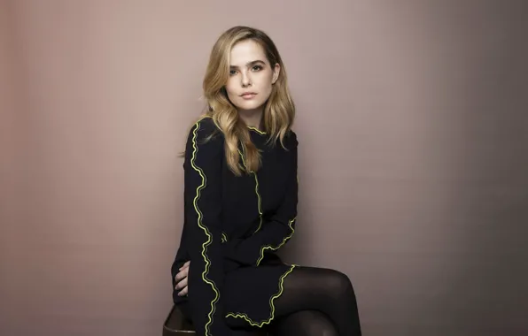 Picture look, pose, actress, sitting, Zoey Deutch