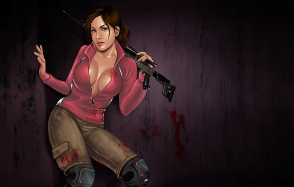 Girl, weapons, zombies, Left 4 Dead, Zoey, Zoya