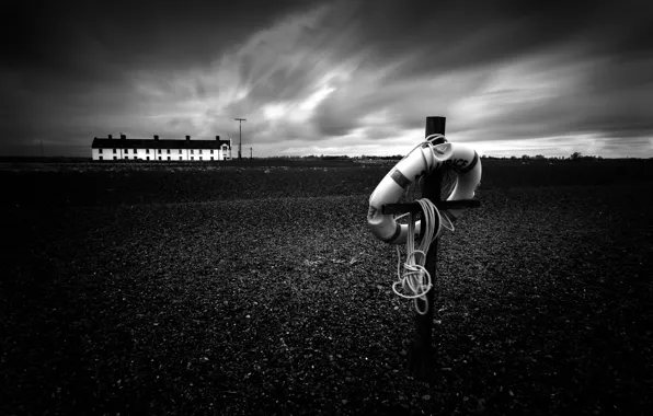 Building, lifeline, b & W photo, Suffolk County