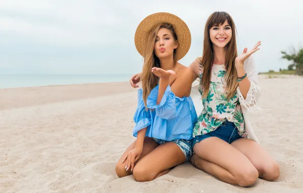 Girl, summer, hat, woman, beautiful, model, pretty, lady