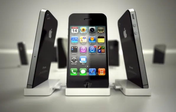 Apple, phone, icons, iPhone, Apple, cell phone, iphone4, iPhone 4