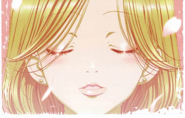 Face, Nana, closed eyes, hachi, nana komatsu, NAN, by ai yazawa