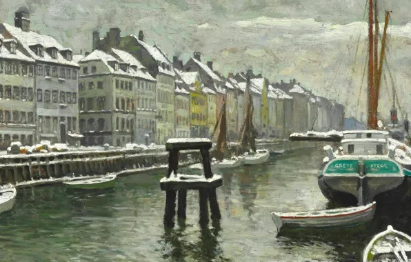 Picture Danish painter, Copenhagen, Copenhagen, Danish painter, Paul Gustav Fischer, Paul Gustav Fischer, Paul Fischer, Paul …