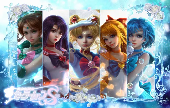 Anime, art, Sailor Moon, Sailor Moon, sunmomo 珊