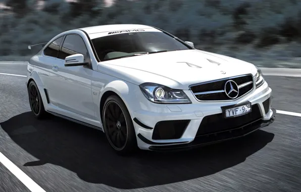 Picture Machine, White, Car, Car, Beautiful, Mercedes Benz, AMG, Wallpapers