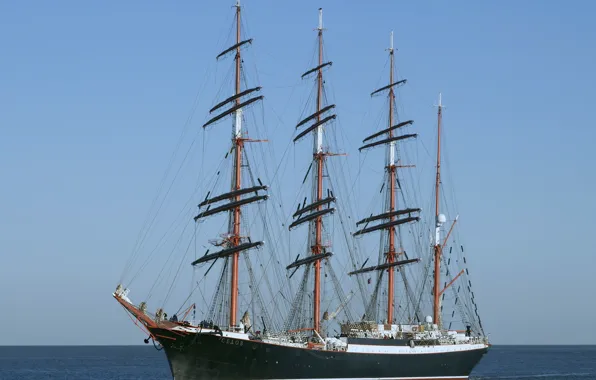 Sailboat, bark, Sedov