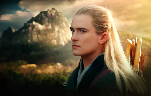 Picture elf, the Lord of the rings, art, lord of the rings, Orlando Bloom, Legolas, Legolas, …