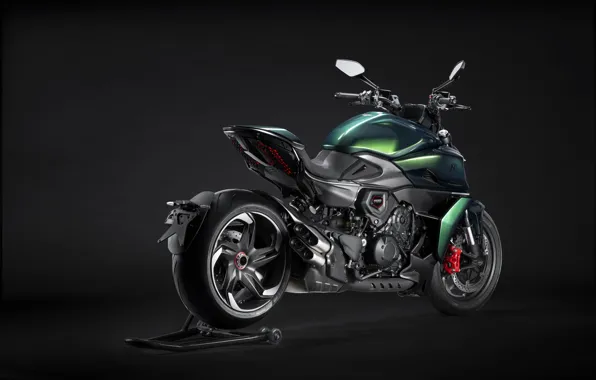 Picture green, Ducati, motorcycle, Diavel, Ducati Diavel for Bentley