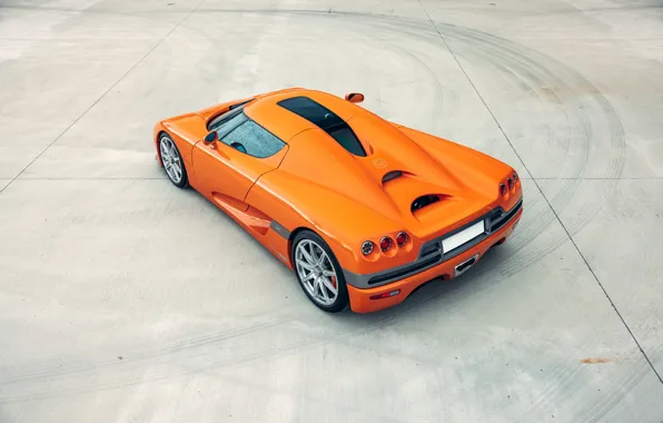 Koenigsegg, beauty, orange, koenigsegg, rear view, CCR, Koenigsegg CCR