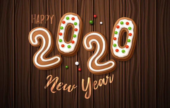 Picture holiday, New year, Christmas, cakes, New Year, 2020