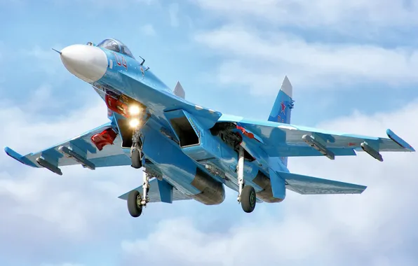 Picture flight, fighter, su-27