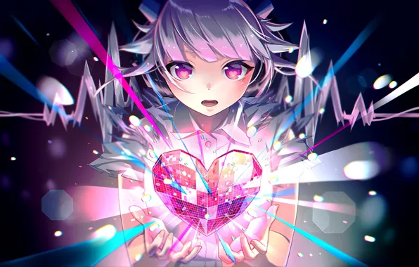 Look, hands, girl, pulse