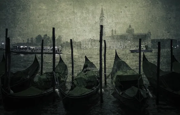 Boat, texture, Italy, Venice, gondola