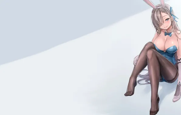 Girl, hot, sexy, anime, pretty, babe, smiling, bunny girl