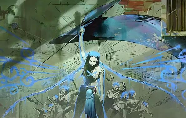 Art, screenshot, Arcane, 2 season, upscaled, Isha, Jinx (League of Legends)
