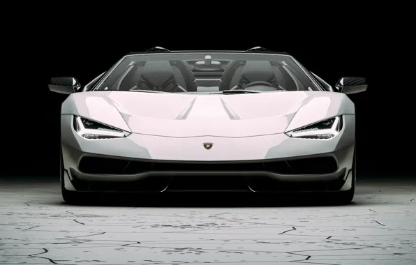Auto, Lamborghini, Machine, Supercar, Rendering, The front, Sports car, Lamborghini Centenary