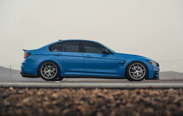 BMW, Blue, Mountain, Side, BMW M3, Road