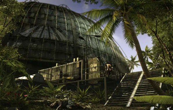 Palma, the building, jungle, the corpse, dead, Dead Island, dead