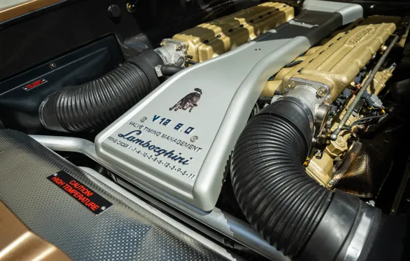 Lamborghini, V12, Diablo, engine, Lamborghini Diablo VT 6.0 SE