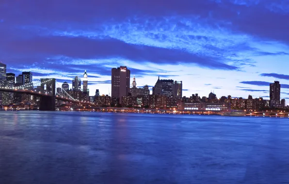 Picture night, the city, megapolis