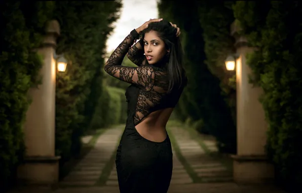 Girl, pose, Trish