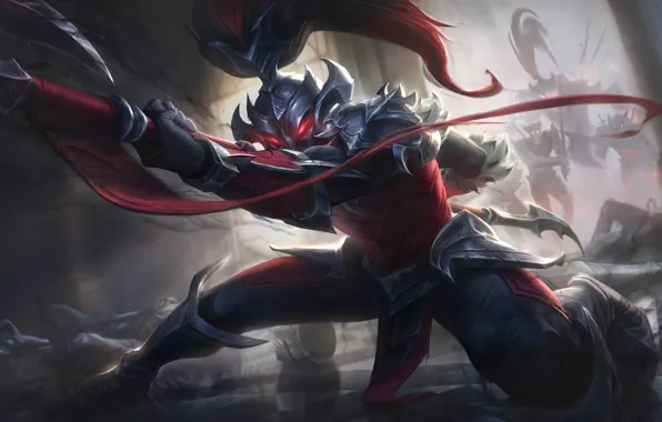 Fantasy, battle, League of Legends, Riot Games, Xin Zhao