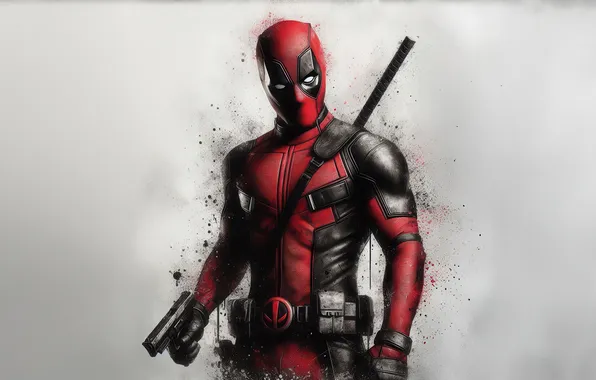 Picture deadpool, revenge, vibrant