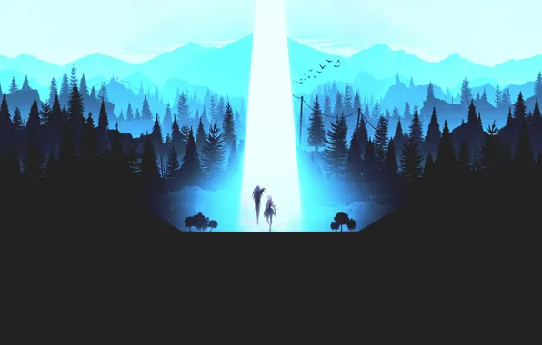 Forest, light, night, Mobile Legends