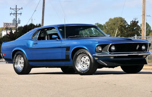 Mustang, 302, Boss, '1969