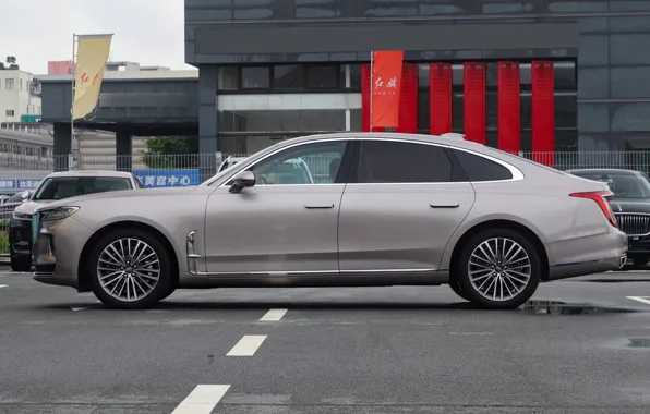 Picture sedan, side view, Hongqi, Hongqi H9