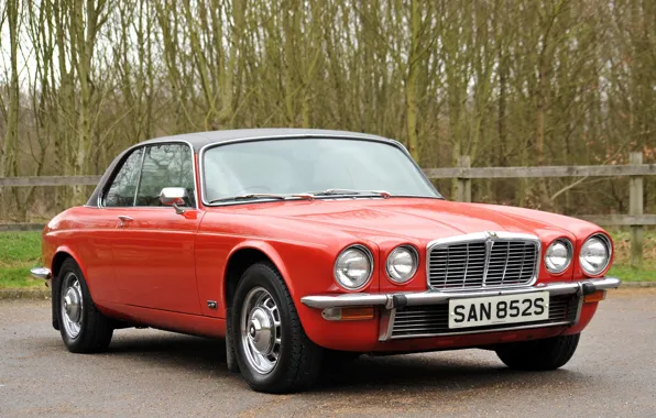 Picture Jaguar, Red, 1978, Coupe, Classic cars, XJ6C, Series II