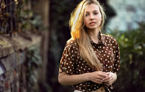 Girl, model, hair, Liliya