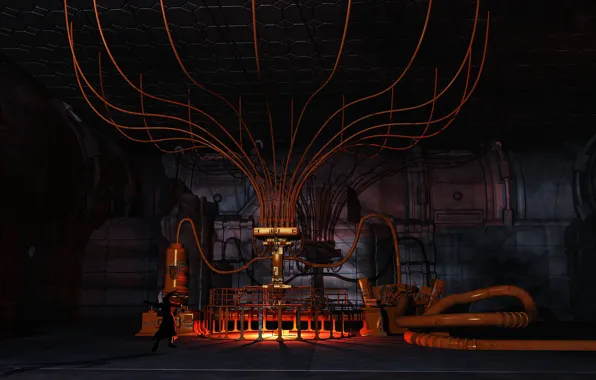 The room, equipment, lab, The Mad Alchemist