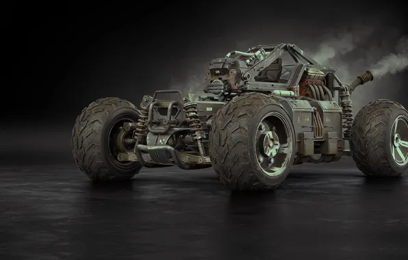 Picture machine, art, Buggy, Alexandr Novitskiy, Buggy for Apocalypse