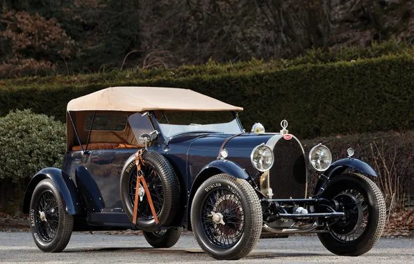 Bugatti, car, Bugatti, vintage, 1929, Open Tourer, 4-seat, Type 44