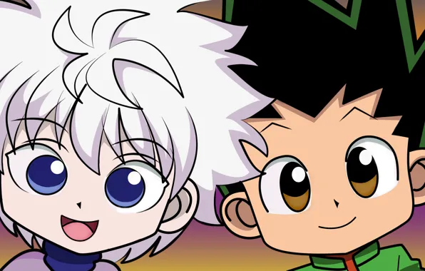 Gon and Killua, hunter x hunter, HD phone wallpaper