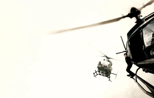 Action, poster, Tom Cruise, Tom Cruise, helicopters, Henry Cavill, Henry Cavill, Ethan Hunt