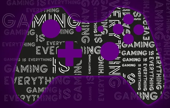 Picture Purple, Gaming, Controller, XBOX