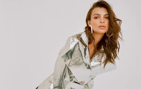 Look, pose, model, cloak, Emily Ratajkowski