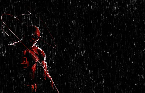 Red, costume, Daredevil, Daredevil