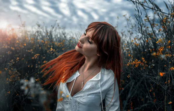 Girl, nature, Ella