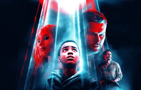Fiction, action, poster, James Franco, James Franco, Jack Reynor, Zoe Kravitz, Zoe Kravitz